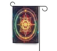 Colorato Misterioso Tarocchi Astrologia vacanze giardino bandiere per esterni bandiere & banner per la decorazione del cortile 28x40 doppia faccia