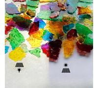 Colorato Mosaico Tegola Frammenti Fai da Te Arte Irregolare Traslucido Piastrine