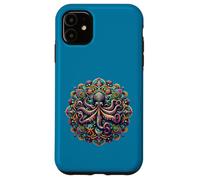 Colorato Octopus Mandala: un abbigliamento oceanico dal design unico Custodia per iPhone 11
