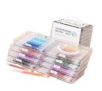 Colorato Penna Gel 45/72/99 Colore Colorato Journaling Pen Disegno Multicolore 0.6mm Punta dell'ago per la Scrittura Nota Artista Disegno
