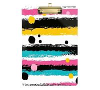 Colorato Pennello Stroke Modello Legale Appunti Plastica per Calcio Softball Coaching Dimensioni 9 x 12