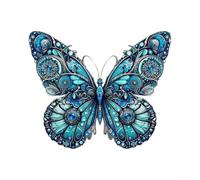 Colorato per mandala farfalla ferro Wall Art 30 cm decorazione giardino (Style-b)