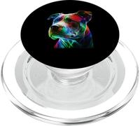 Colorato Pitbull Beauty Graphic Art Pitbull Dog Lover PopSockets PopGrip per MagSafe