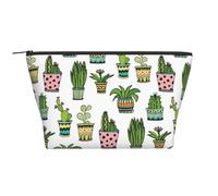 Colorato piuttosto succulento, Borsa da toilette Borsa per trucco Borsa per cosmetici Borsa da toilette da viaggio portatile