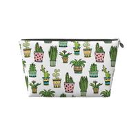 Colorato piuttosto succulento, Borsa da toilette Borsa per trucco Borsa per cosmetici Borsa da toilette da viaggio portatile