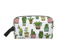 Colorato piuttosto succulento, Borsa per il trucco Borsa per cosmetici Borsa da viaggio portatile da viaggio Borsa per trucco Organizer