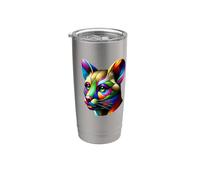Colorato Pop Art Fossa Bicchiere termico in acciaio inox doppia parete