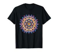 Colorato Sacro Mandala Yoga Maglietta