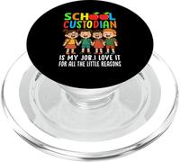 Colorato Scuola Custodian Kids Design PopSockets PopGrip per MagSafe