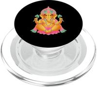 Colorato Signore Ganesha Arte indù Elefante Spirituale Dio PopSockets PopGrip per MagSafe