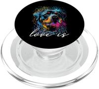 Colorato Splash Art Love è il mio Rottweiler Rottie Mama PopSockets PopGrip per MagSafe