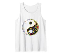 colorato Tai Chi Yoga Qi Gong Segno Simbolo tao Yin e Yang Canotta