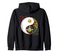 colorato, taoismo, daoismo, Segno, Simbolo, per, tao, Yin, e, Yang Felpa con Cappuccio