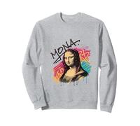 Colorato Urbano Monna Lisa Street Art Disegno Astratto Felpa