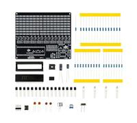 Colorato Voce Attivato LED Ritmo Light Display Board con 16X8 Pannello per la Musica Progetti di Visualizzazione Multicolore Vocale Controllato Spettro Set