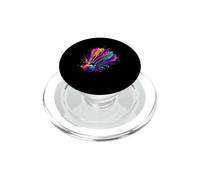 Colorato Volano Tie Dye Paint Splash Art Badminton PopSockets PopGrip per MagSafe