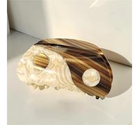 Colorato Yin Yang Fermaglio per Capelli Artiglio Tai Chi Forcina Trucco Fascia per Capelli per Donne Accessori per Capelli Ragazze-Y 9.5cm