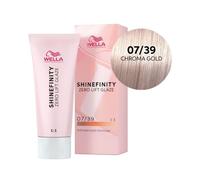 Colorazione gloss Shinefinity Surreal 07/39 biondo medio dorato affumicato Wella 60ML