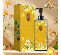 Colorazione Nutriente per Capelli a Base Vegetale, Shampoo Colorante a Base Vegetale a Lunga Durata Bratiey, Tinta Naturale per Capelli Bianchi Da 300 Ml, Agent Floral Nourish(Dark Brown*1)