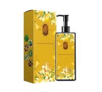 Colorazione nutriente per capelli a base vegetale, shampoo colorante naturale a lunga durata per la copertura dei capelli grigi, tintura floreale naturale a singolo agente (Dark Brown)