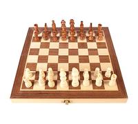 COLORBABY 45595-Gioco da Tavolo a Scacchi in Legno CB Games, 45595