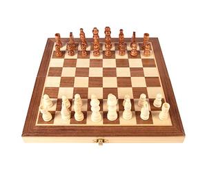 COLORBABY 45595-Gioco da Tavolo a Scacchi in Legno CB Games, 45595