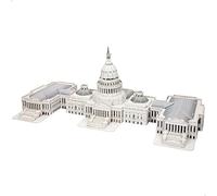 Colorbaby 49660 - Puzzle 3D Campidoglio/modello per costruire per adulti e bambini/Include 126 pezzi/Divertimento in famiglia