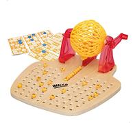 ColorBaby 49666 - Bingo da Tavolo Manuale in Legno CB Games/Gioco da Tavolo per Bambini e Adulti, Gioco del Bingo, Giochi in Famiglia, Giochi da Tavolo Classici/Giocare a Bingo
