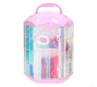 ColorBaby Beauty Love Gioielli Creative, Valigetta per Bambini con Perline, cordini e Accessori, Kit per Creare collane e Braccialetti, Organizer con Scomparti, Artigianato +5 Anni (39433)