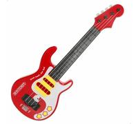 COLORBABY Bontempi - Chitarra elettrica per bambini, 51 cm, con melodie e suoni, luci colorate, plettri, corde in metallo, strumenti musicali, spegnimento automatico, giocattolo per bambini 3 anni