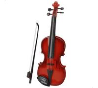 ColorBaby Bontempi - Violino elettronico per bambini, 40 cm, con fiocco, 9 melodie integrate, pulsanti per il controllo della musica, design realistico, in legno, giocattolo musicale da 3 anni (39219)