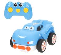 ColorBaby C'Baby Auto radiocomandata, Passeggino blu con il comando, luci, suono, auto da corsa, giocattoli per bambini +18 mesi, batterie AA (non incluse) (39578)