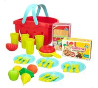 Colorbaby Cestino Con Giocattoli E Trucco Cibo 33 Pezzi La Mia Casa