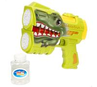 ColorBaby Color Bubbles Pistola a bolle elettrica Croc, design a coccodrillo, con flacone da 110 ml di bolle e batterie, facile da usare, ottimale per esterni (39097)