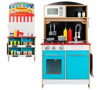 Colorbaby Cucina Giocattolo In Legno-gelateria