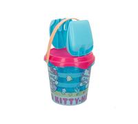 Colorbaby Diametro Con Paletta Rastrello E 3 Stampi Secchiello Da Spiaggia Hello Kitty 18 Cm