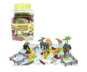 Colorbaby Figura Animal World-wild Animals 30 Unità