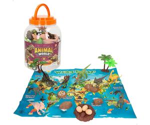 Colorbaby Figurine Di Dinosauri 16x21 Cm
