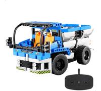 ColorBaby iM.Master Set di costruzioni, Camion cementiera telecomandato 2 in 1, 394 Pezzi, Radiocomando 2.4 GHz, Tamburo Rotante, Design Robusto, Montaggio Stem Facile e Divertente (85452)