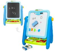 ColorBaby 47987 Good Idea Lavagna Magnetica per Bambini 2 in 1, 36 x 26 x 42 cm, gessetti, pennarelli, Lettere e Numeri, portatrici e Gomma, Regalo Bambina 3 Anni, lavagne per Bambini, Giocattoli