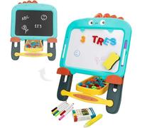 ColorBaby- Lavagna magnetica per bambini, 2 in 1, 47990, colore: Azzurro