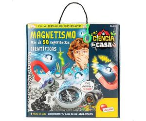 Colorbaby Lisciani I'm A Genius, laboratorio di scienza, 50 esperimenti scientifici, include magneti, giochi di magnetismo, giocattolo educativo, scienza domestica, giocattoli bambini 8 anni, 47630