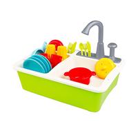 COLORBABY Lavello con Accessori My Home Colors, Colore Verde, M, 49025