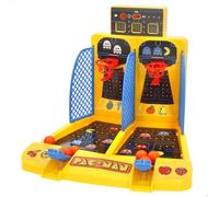 COLORBABY Pac-Man Gioco da Basket, Arcade da Tavolo, Luci e Suoni, Segnalibro elettronico, Design Premium, Licenza ufficiale, Giochi da Tavolo elettronici, Giocattolo da collezione, Bambini, Adulti