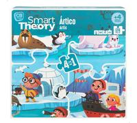 Colorbaby Panoramica Artica 4 In 1 Di 174 Grandi Pezzi Smart Theory Puzzle