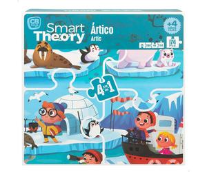 Colorbaby Panoramica Artica 4 In 1 Di 174 Grandi Pezzi Smart Theory Puzzle