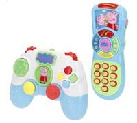ColorBaby Peppa Pig Set telecomandi interattivi, Suoni e melodie, Emette luce, Batterie incluse, Comando Console Bambini, Giocattoli per bambini, Giocattolo per la prima infanzia, Regali per bambini 6