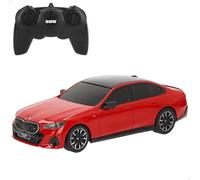 ColorBaby Rastar Auto RC BMW i5 Rosso Scala 1:24 con Licenza Ufficiale BMW Sospensione Indipendente Corpo Realistico e Telecomando 2.4 GHz per bambini +6 anni (41330)