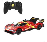 ColorBaby RASTAR Auto telecomandata, Ferrari 499P 50 Le Mans, Hypercar, Scala 1:24, Replica ufficiale, Radiocomando, Monoposto Concorso, Auto collezione, per bambini dai 6 anni (41375)