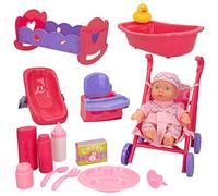 ColorBaby - Set Baby 20 cm Colorbaby'S C/Equipaggiamento & Acc +24 M (49583)
